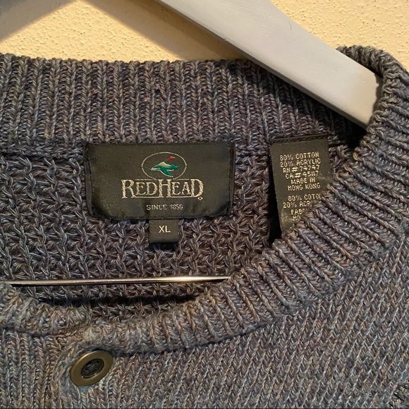 Red Head Brand Co. Men's Green Heavy Knit Sweater - Picture 2 of 3